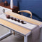 Chemin de table marron imitation bois