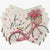 4 sets de table saint valentin vélo rose "be mine"