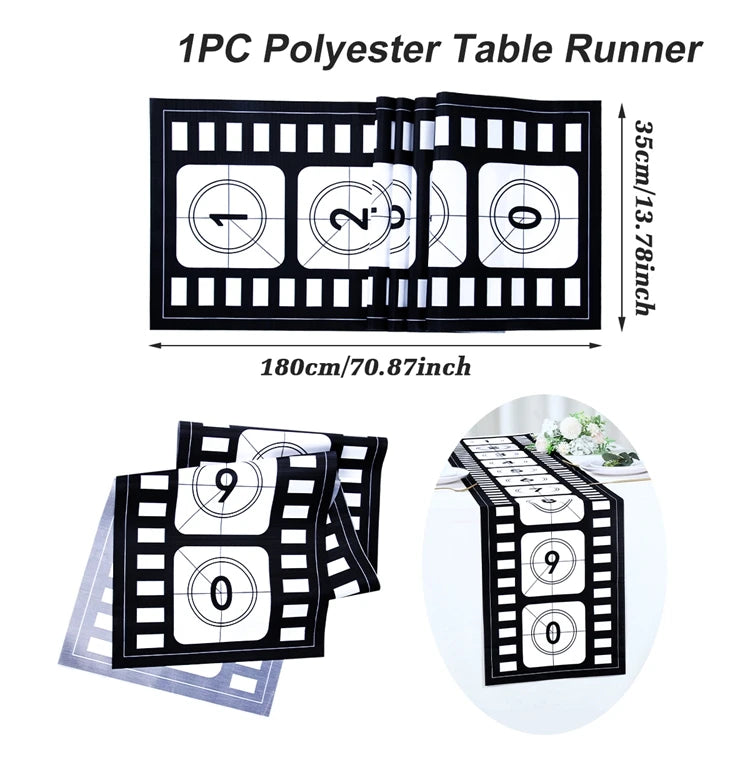 Chemin de table cinéma movie pellicule  