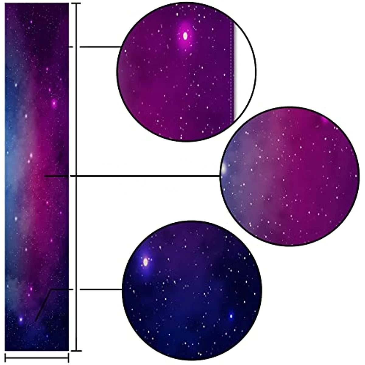 Chemin de table galaxie