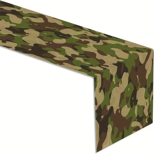 Chemin de table militaire camouflage 