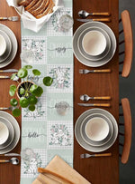 Chemin de table spring printanier lapin - Vignette | setdetable