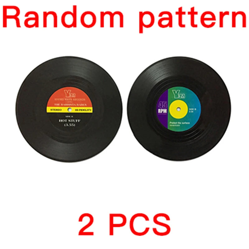 Mini sets de table vinyle musique