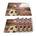 Set de Table Foot en  Motif Ballons & Terrain - Vignette | setdetable