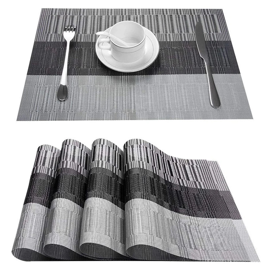 Set de Table PVC Bambou Résistant à la Chaleur