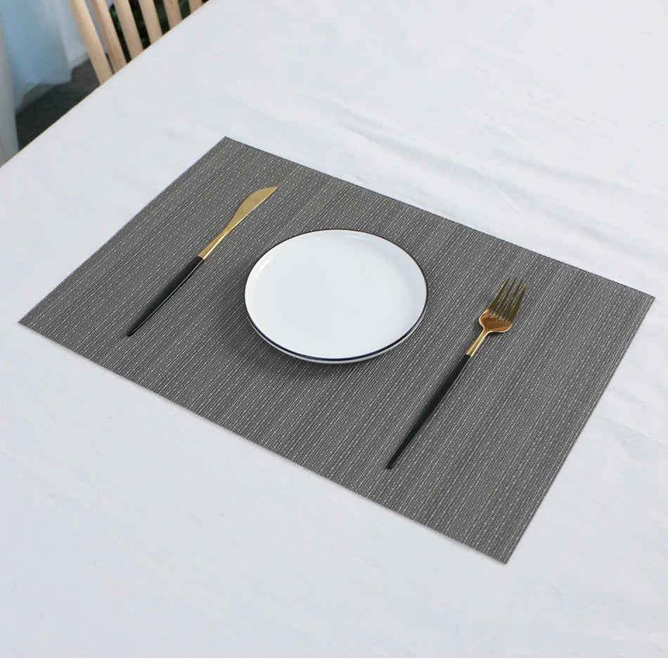 Set de Table PVC Bambou Résistant à la Chaleur