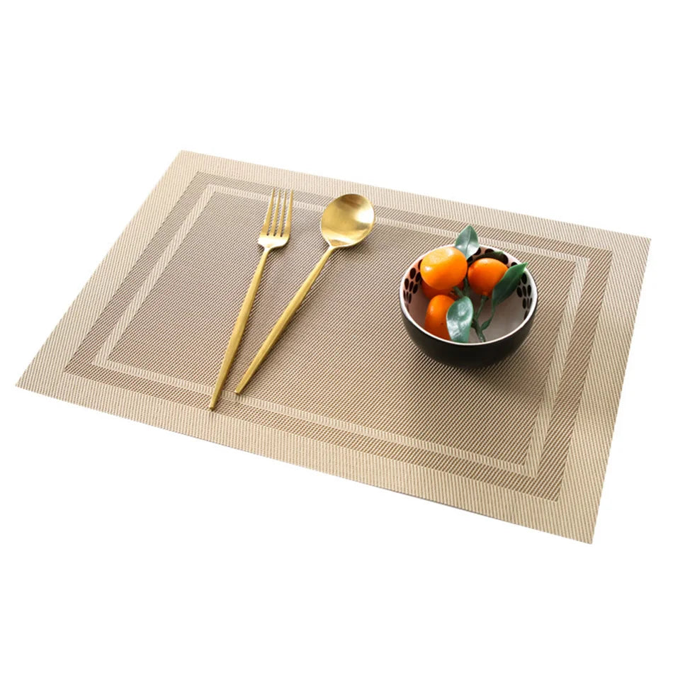 Set de Table PVC Bambou Résistant à la Chaleur