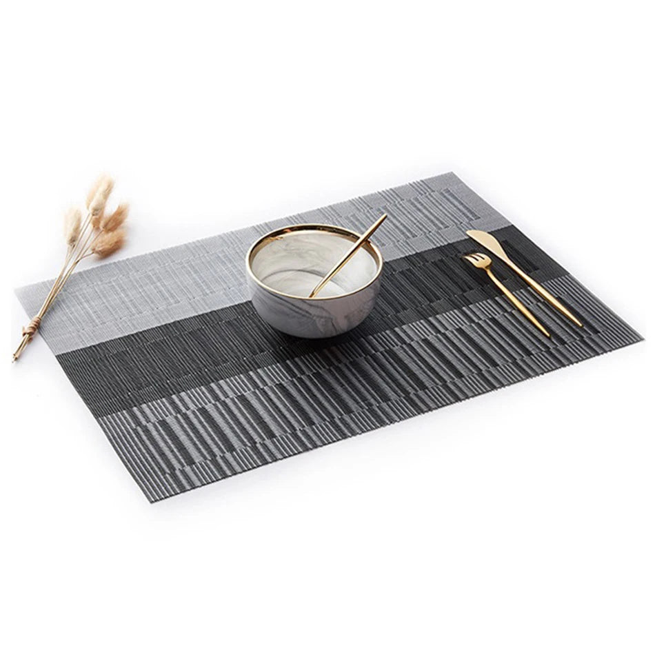 Set de Table PVC Bambou Résistant à la Chaleur