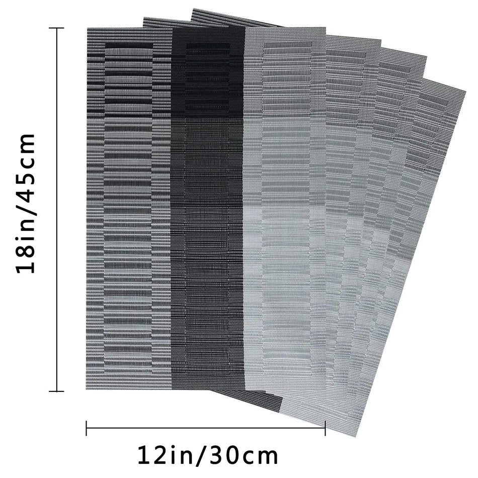 Set de Table PVC Bambou Résistant à la Chaleur