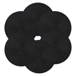 set de table rond noir - Vignette | setdetable