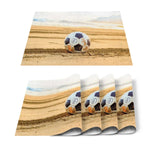 Set de Table Foot en  Motif Ballons & Terrain - Vignette | setdetable