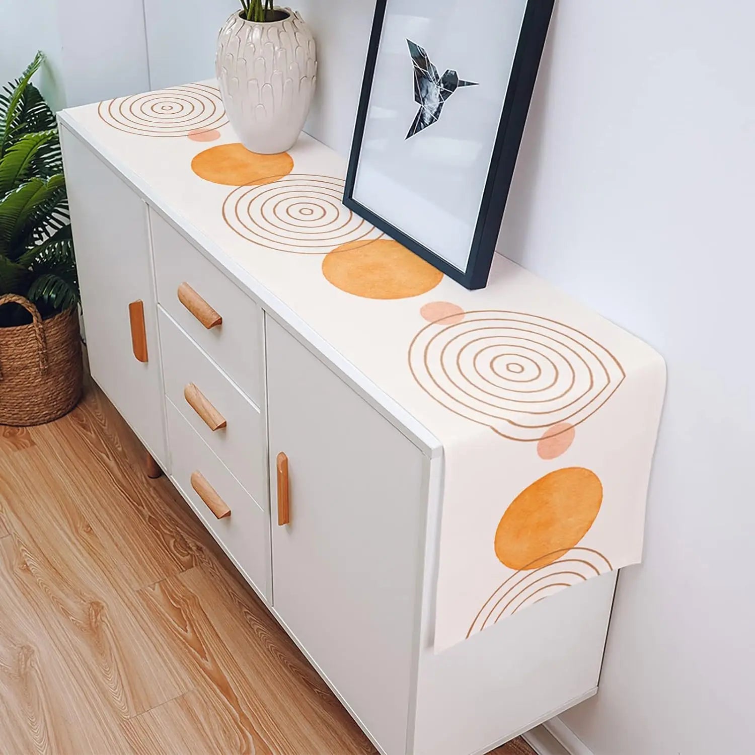 Set de table abstrait cercles