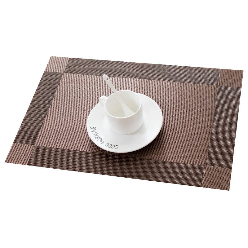 Set de table antidérapant lavablemarron