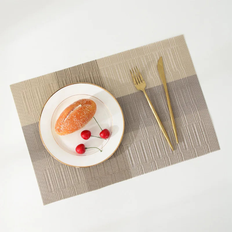 Set de table antidérapant lavable gold