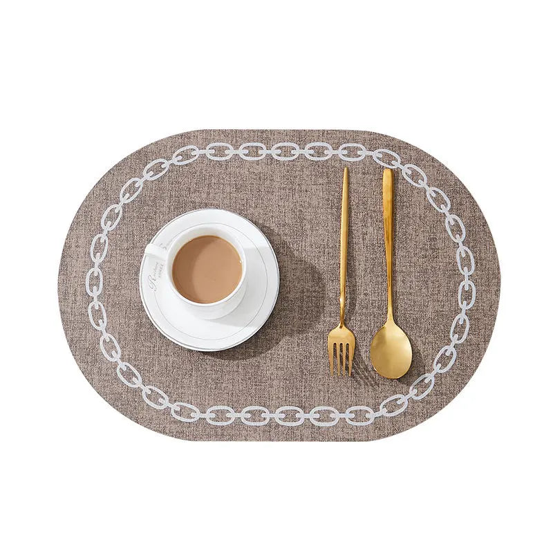 Set de table ovale luxeux