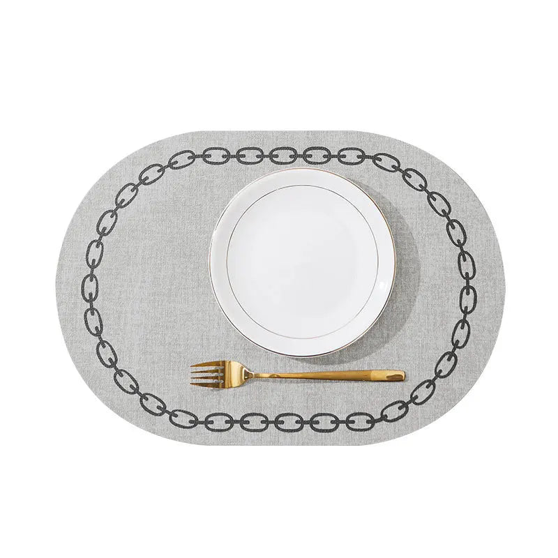 Set de table ovale luxeux