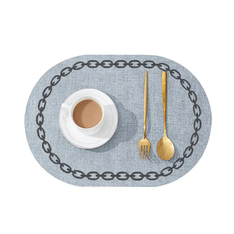 Set de table ovale luxeux