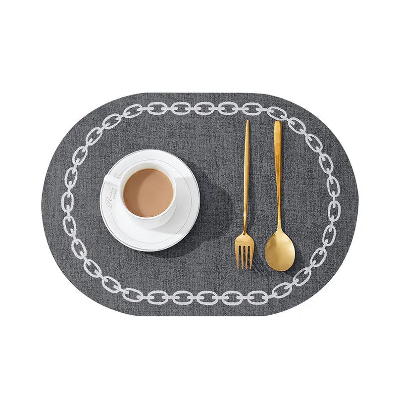Set de table ovale luxeux