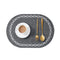 Set de table ovale luxeux