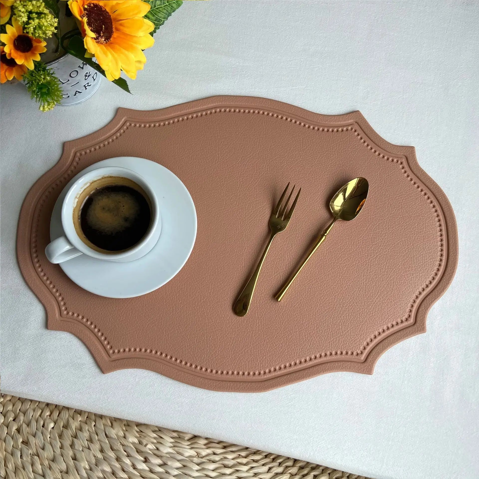 Set de table ovale silicone pvc