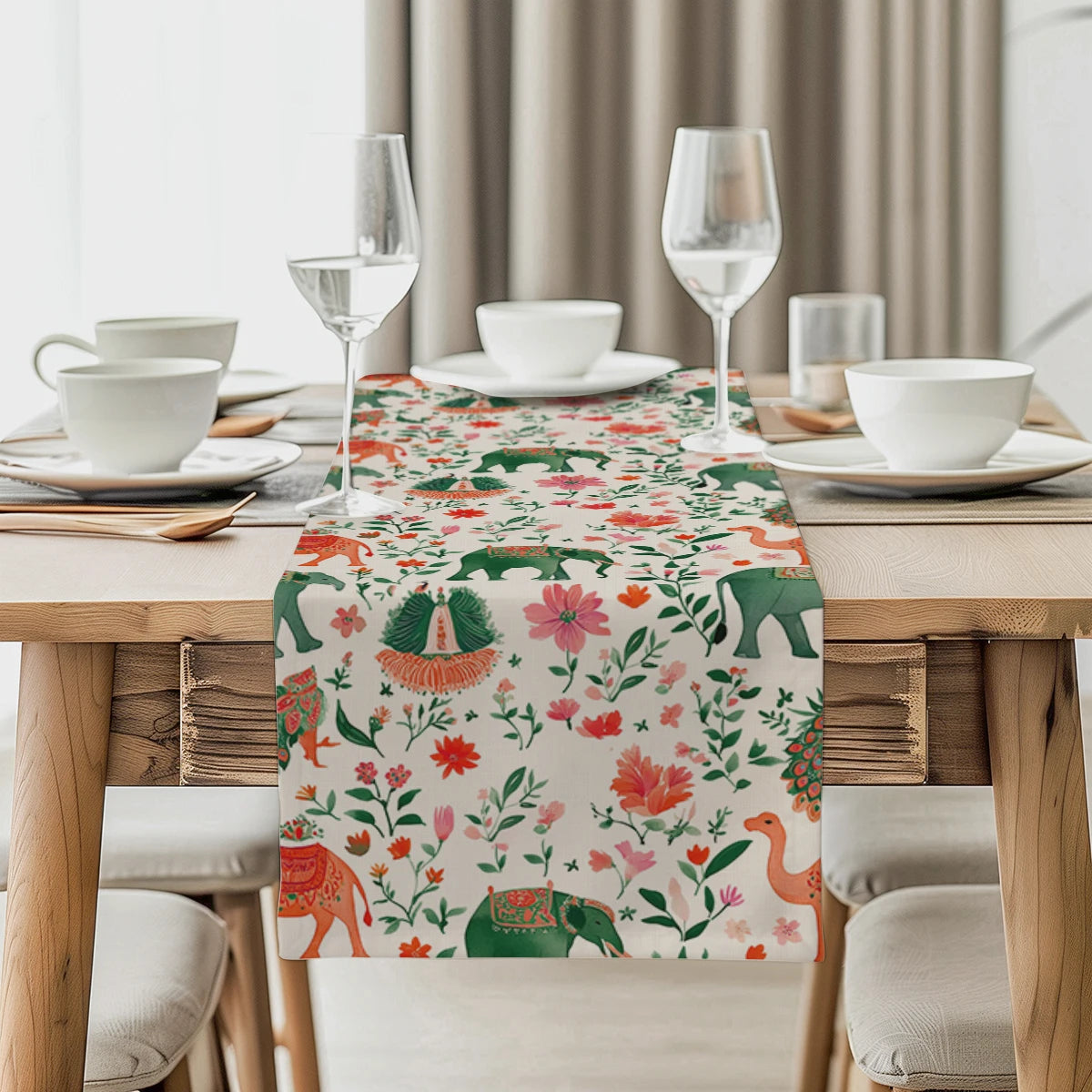 Set de table plantes tropicales 
