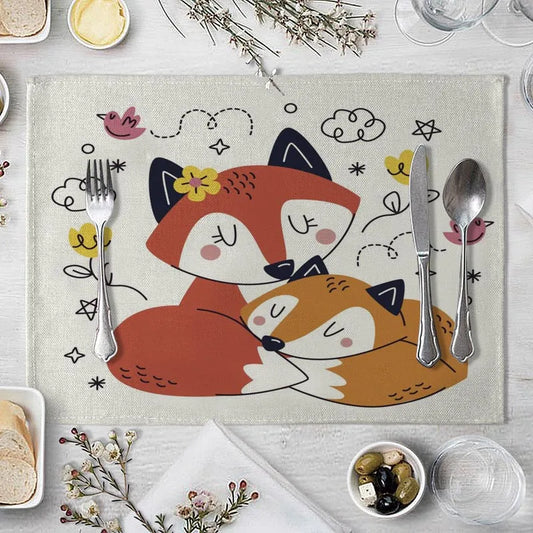 Set de table pour enfants animaux mignons