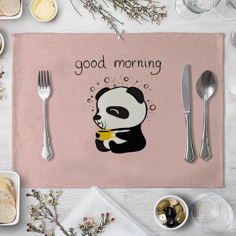 Set de table pour enfants animaux mignons
