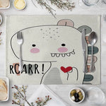 Set de table pour enfants animaux mignons - Vignette | setdetable