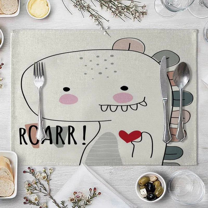 Set de table pour enfants animaux mignons