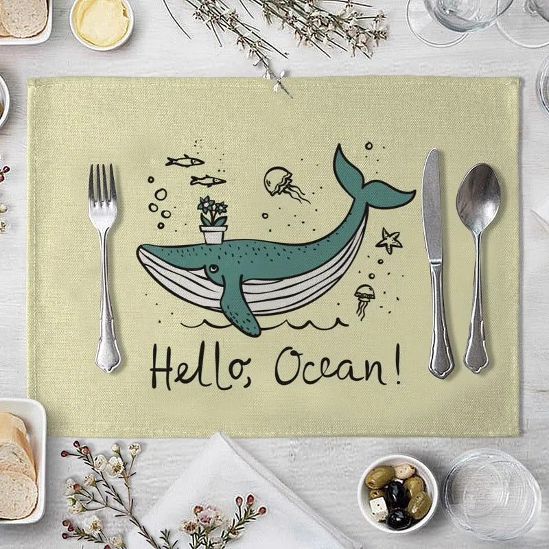 Set de table pour enfants animaux mignons