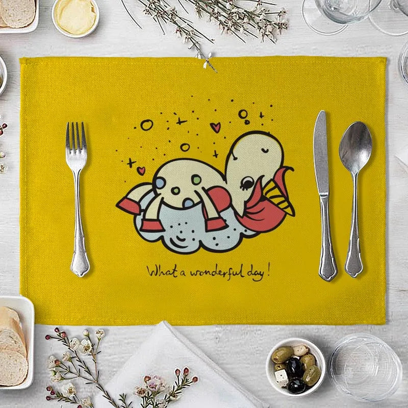Set de table pour enfants animaux mignons