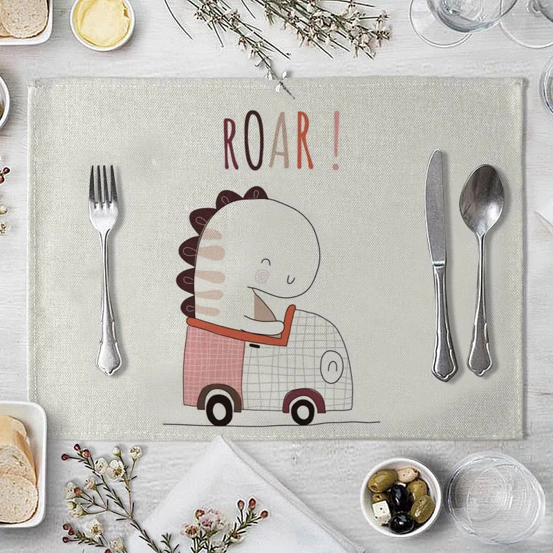 Set de table pour enfants animaux mignons