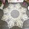 Set de table rond brodé en dentelle