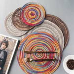 Set de table rond vinyle colorés - Vignette | setdetable