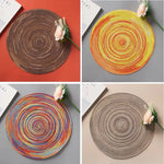 Set de table rond vinyle colorés - Vignette | setdetable