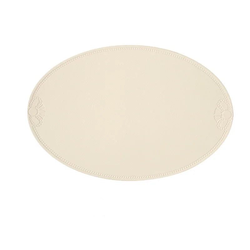 Un set de table en cuir rétro imperméable