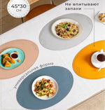 Un set de table en cuir rétro imperméable - Vignette | setdetable