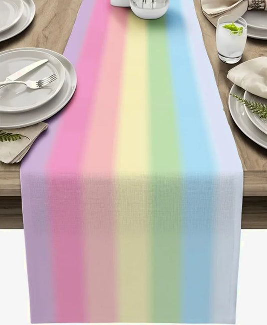 chemin de table arc en ciel 