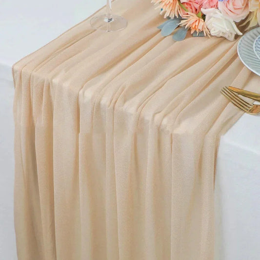 Chemin de table beige