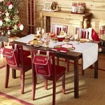 Chemin de table de fourrure de luxe - Vignette | setdetable