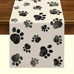 Chemin de table empreinte de chien - Vignette | setdetable