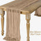 Chemin de Table en Gaze Semi-Transparente vert