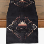 Chemin de table fête de Ramadan en lin mosquée - Vignette | setdetable