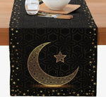 Chemin de table fête de Ramadan en lin mosquée - Vignette | setdetable