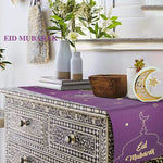 Chemin de table fête de Ramadan en lin mosquée - Vignette | setdetable