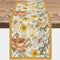 chemin de table fleuri vintage
