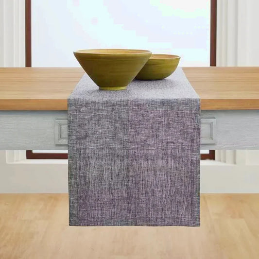 Chemin de table gris vintage