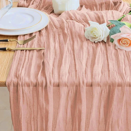 Chemin de table rose girly