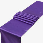 chemin de table satin bleue - Vignette | setdetable