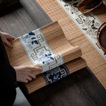 chemin de table en bambou - Vignette | setdetable